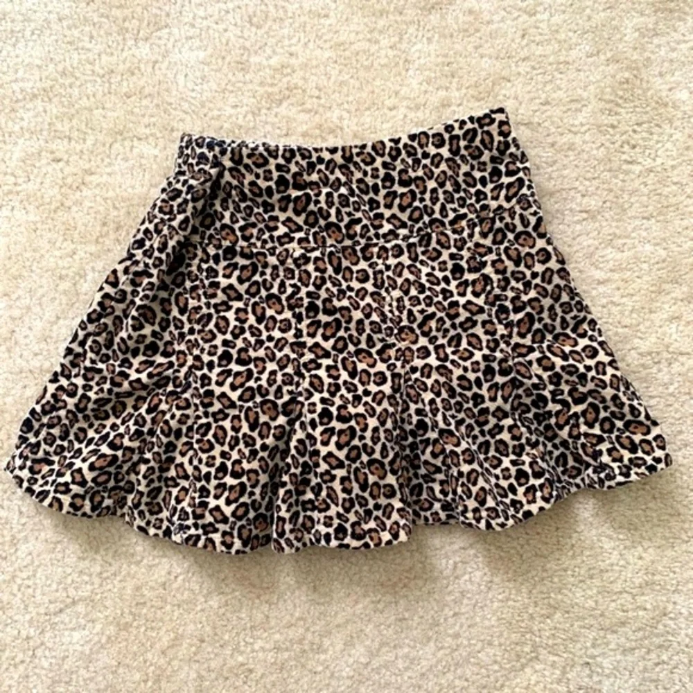 Gymboree Leopard Print Flaired Skirt Size 8